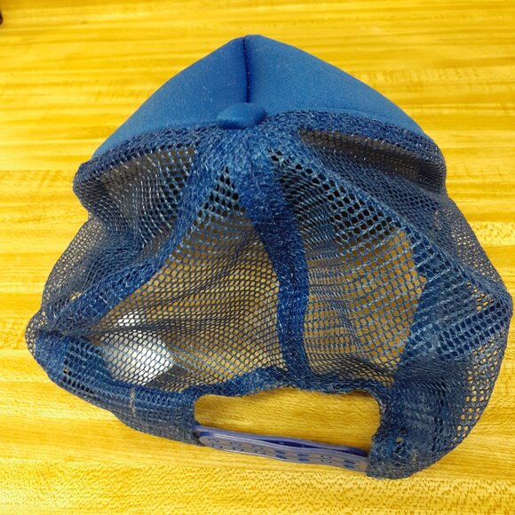 Leonard's Hardware Benjamin Moore Paints Cobra Caps Trucker Hat Blue Snapback - Picture 4 of 8